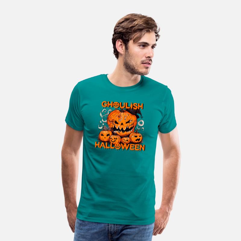 Ghoulish Halloween scary pumpkin outfit