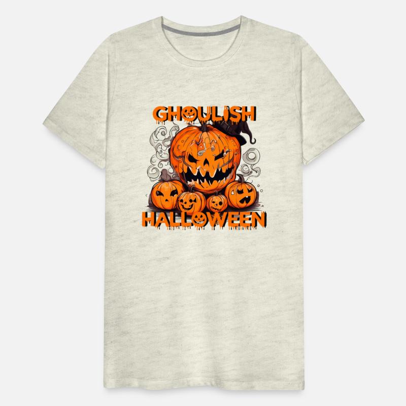 Ghoulish Halloween scary pumpkin outfit