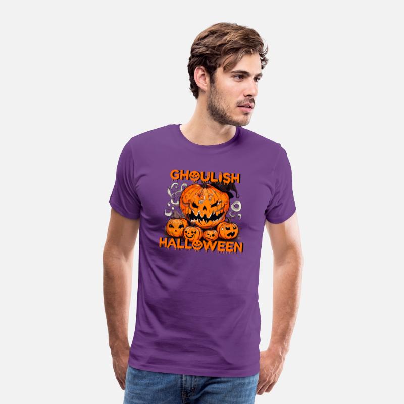 Ghoulish Halloween scary pumpkin outfit