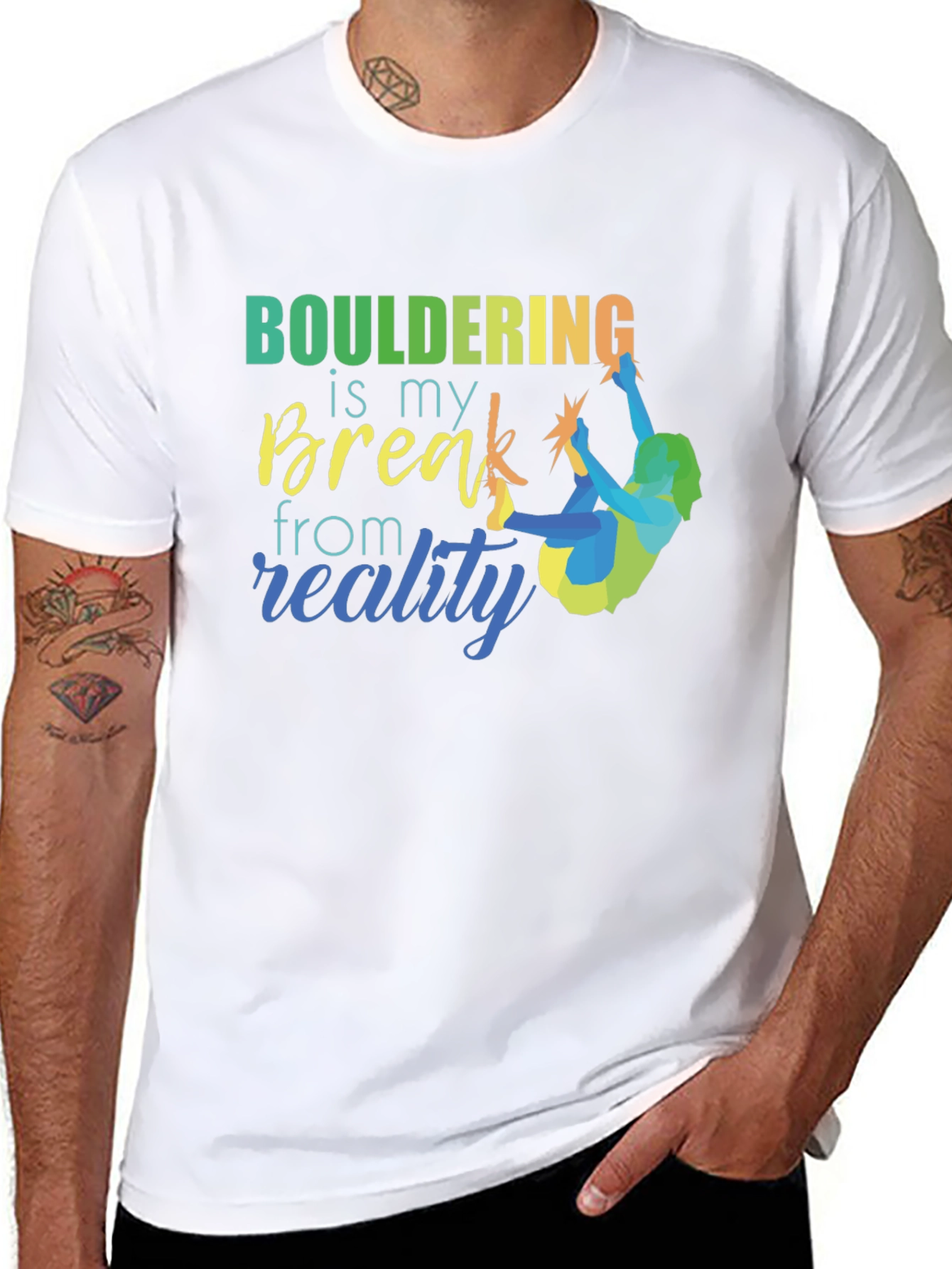 Bouldering is My Break T-Shirt