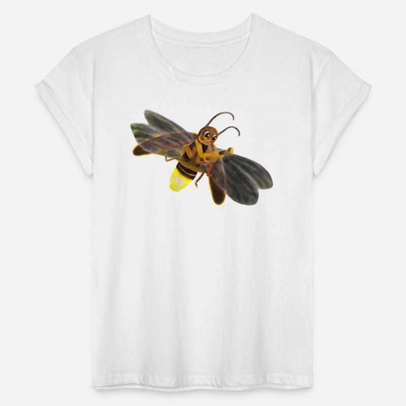 Glowing Firefly Lampyridae Illustration