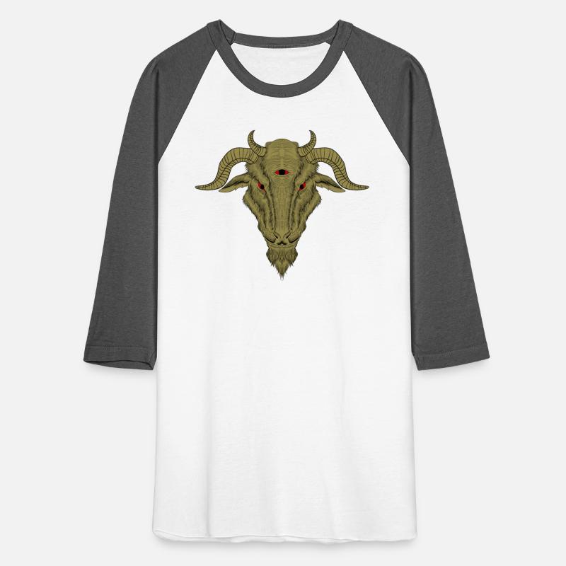 Goat with three eyes artwork illustration