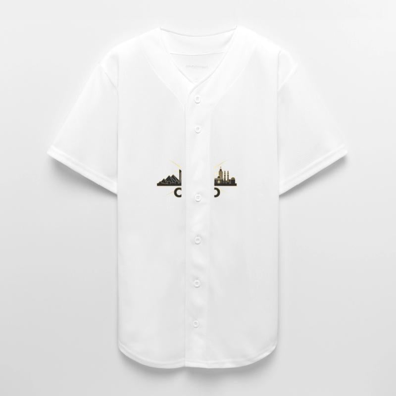 Golden Cairo Skyline Illustration