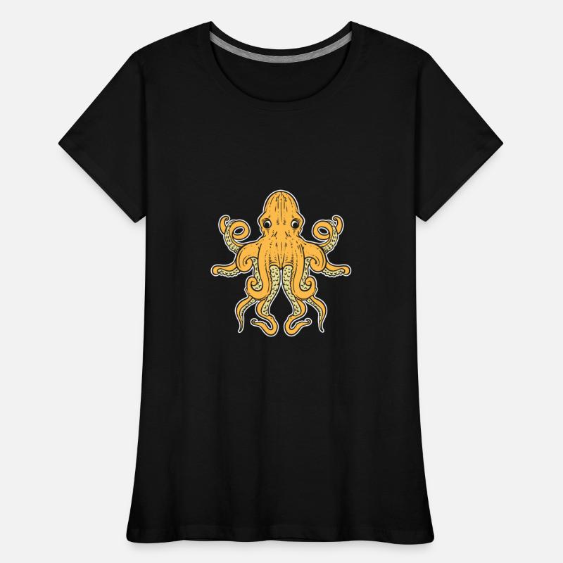 Golden Octopus Sea Person Gift