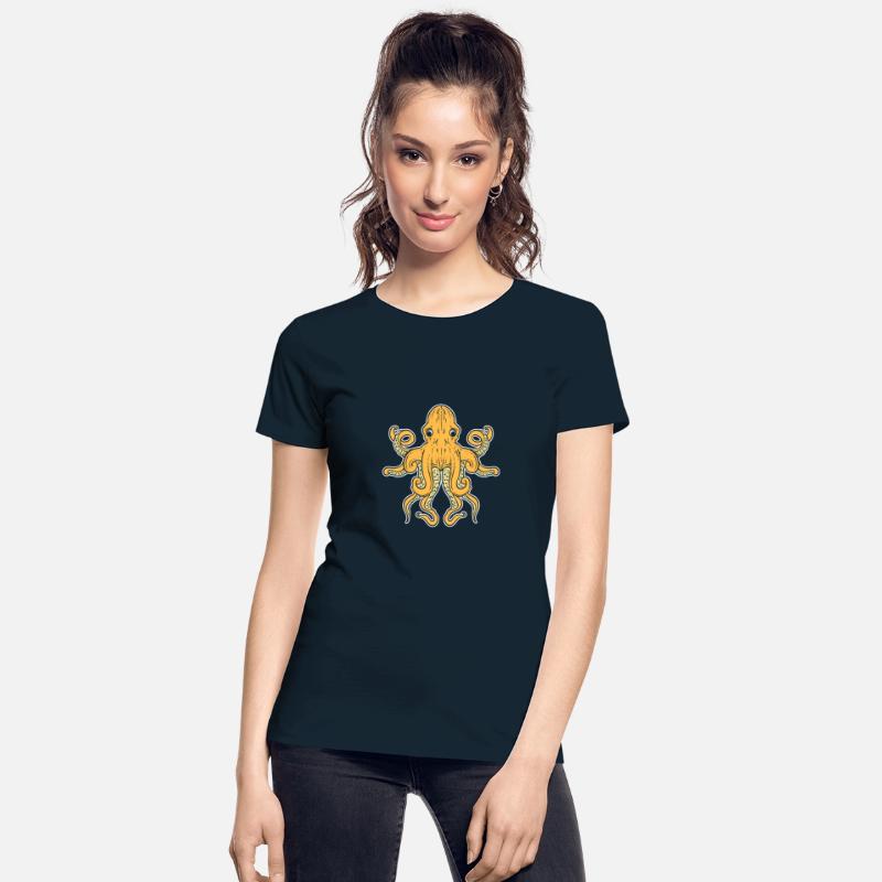 Golden Octopus Sea Person Gift