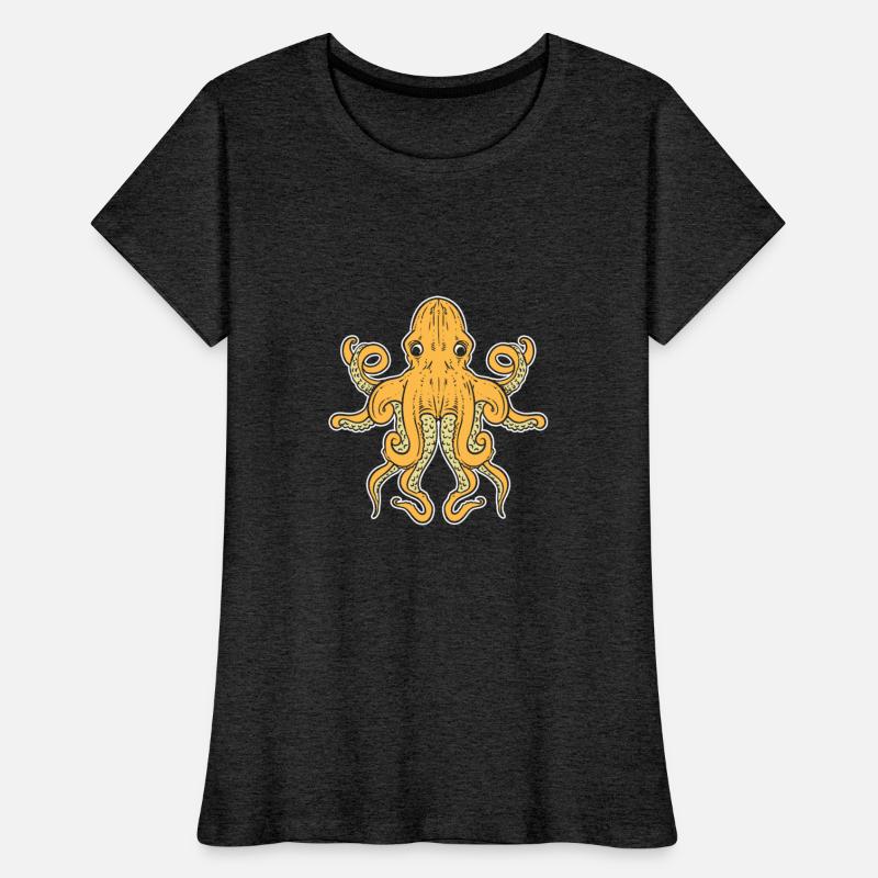 Golden Octopus Sea Person Gift