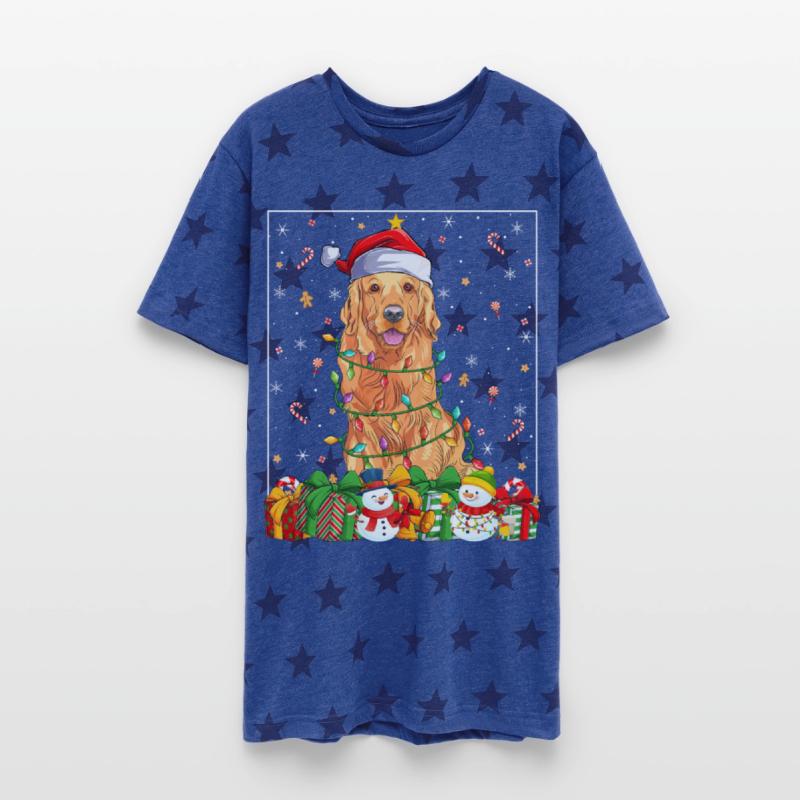 Golden Retriever Dog Christmas Lights