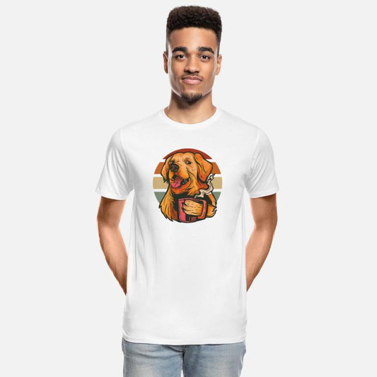 Golden Retriever Dog Coffee