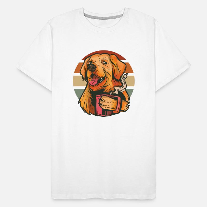 Golden Retriever Dog Coffee