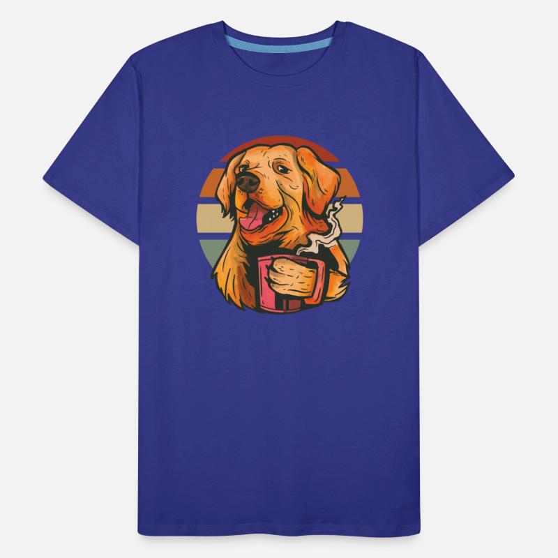 Golden Retriever Dog Coffee