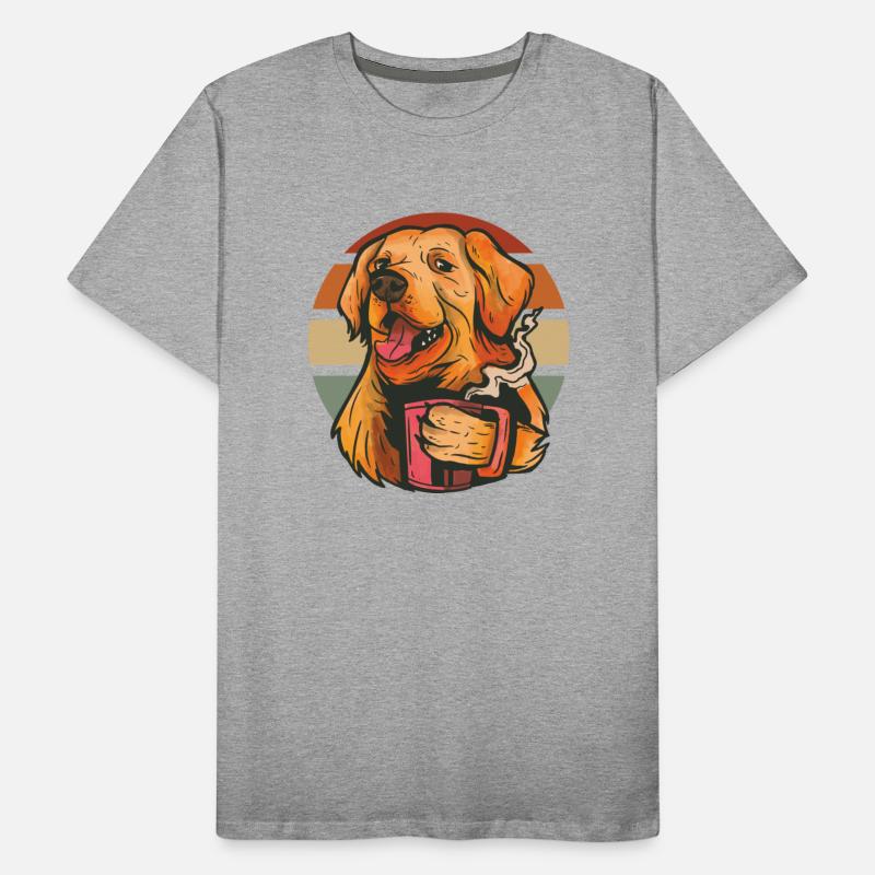Golden Retriever Dog Coffee