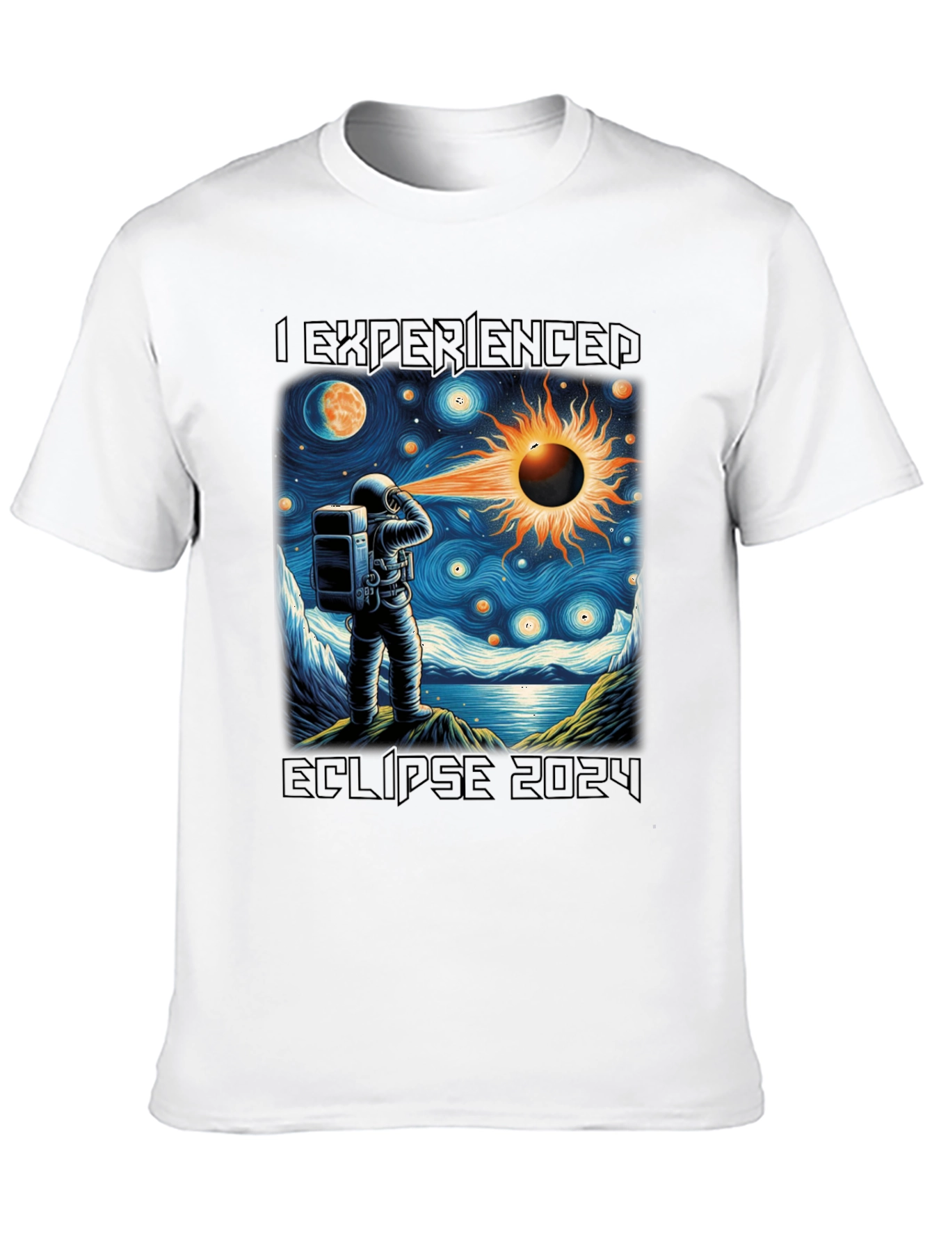 Eclipse 2024 Astronaut T-Shirt