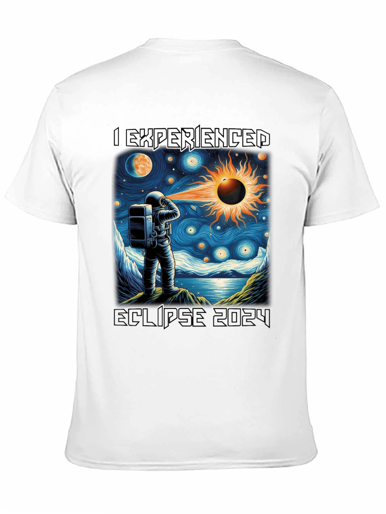 Eclipse 2024 Astronaut T-Shirt