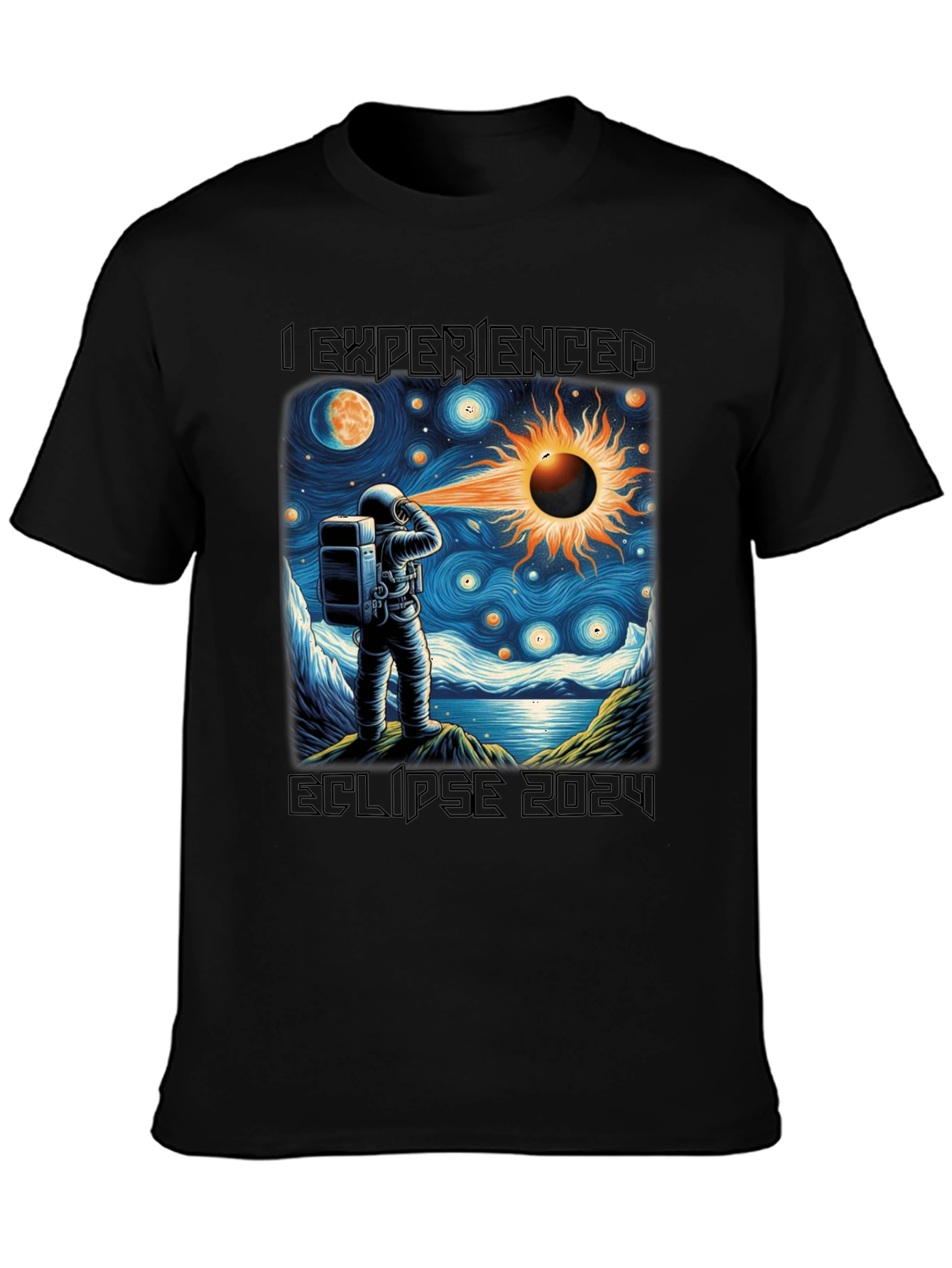 Eclipse 2024 Astronaut T-Shirt