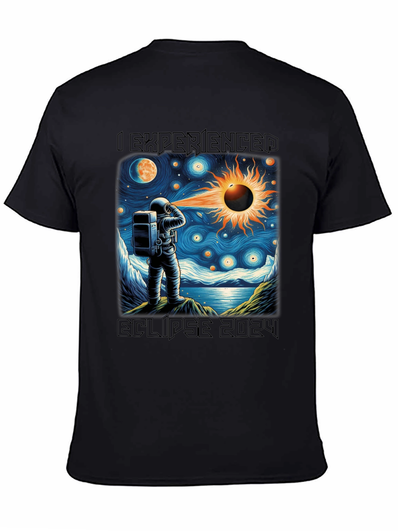 Eclipse 2024 Astronaut T-Shirt
