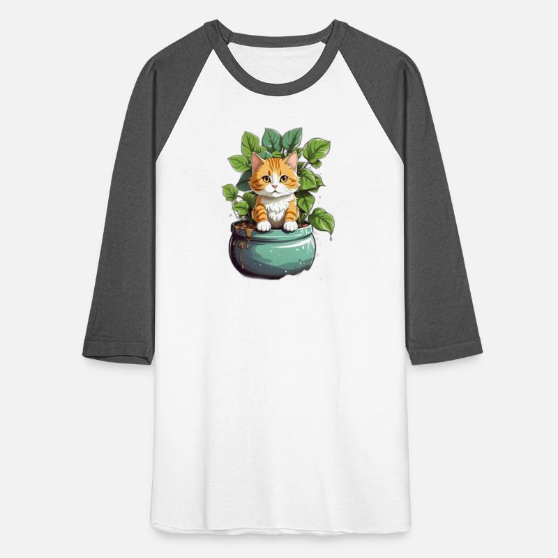 Graceful Cat Perched on a Jar of blooms