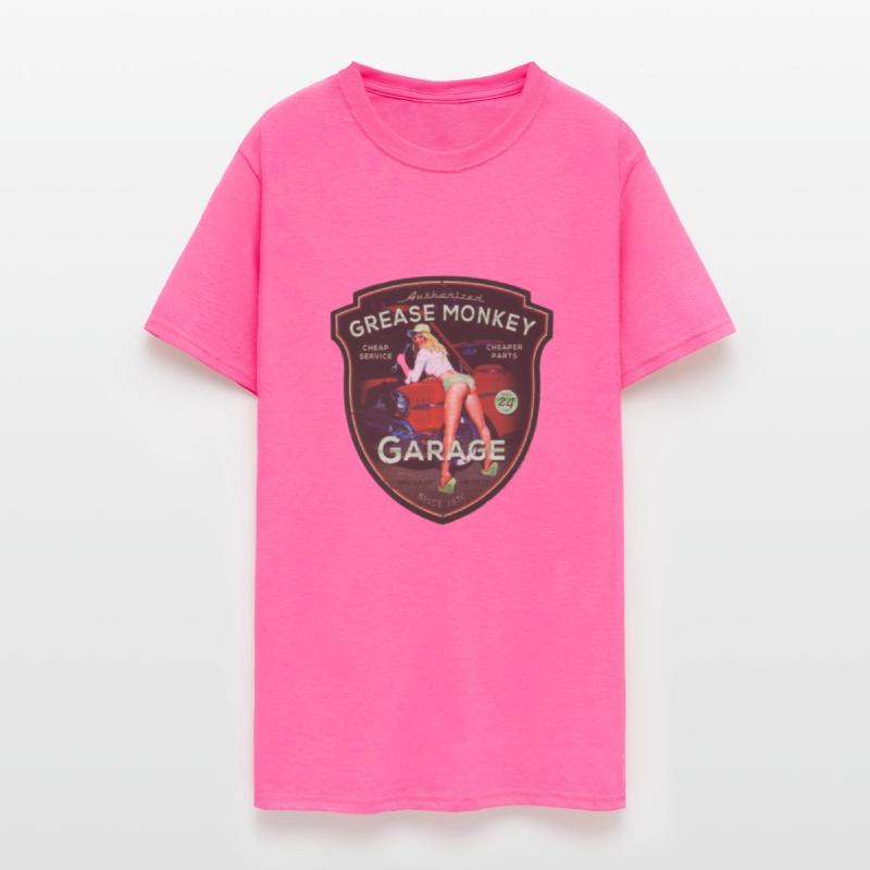 Grease Monkey Pin Up design