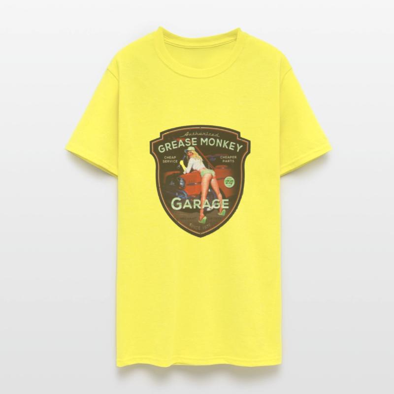 Grease Monkey Pin Up design