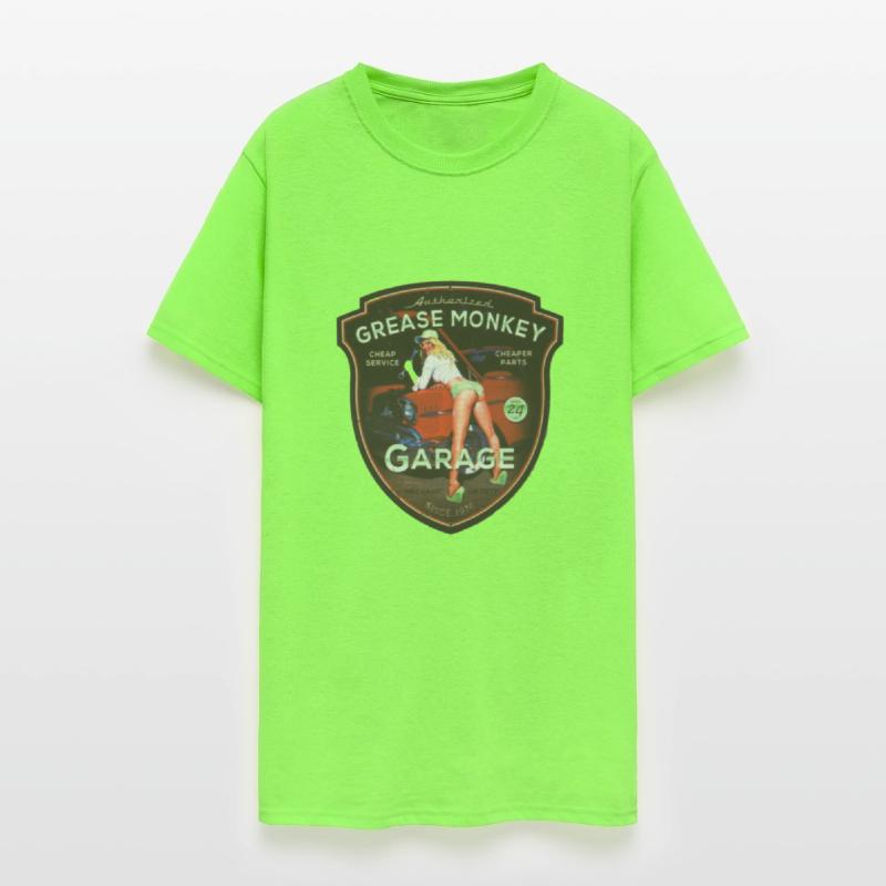 Grease Monkey Pin Up design