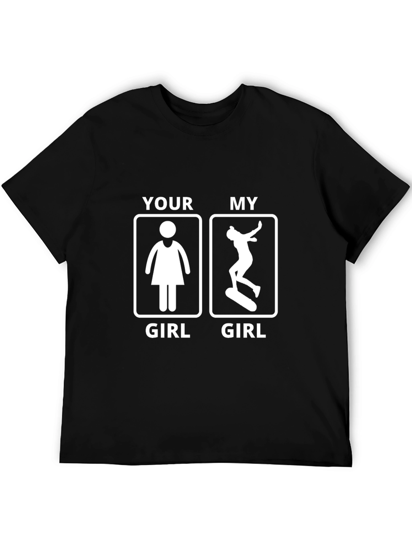 Funny Skater Girl T-Shirt