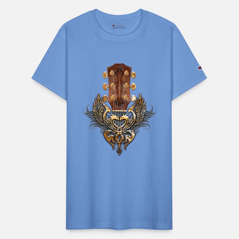 Guitar Head stock twin eagle