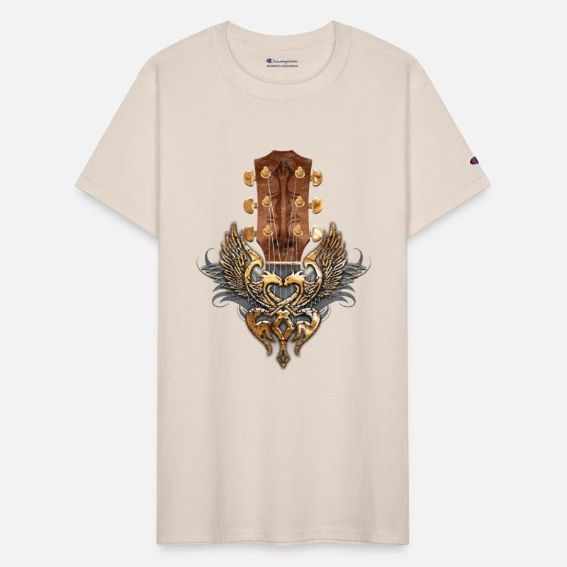 Guitar Head stock twin eagle