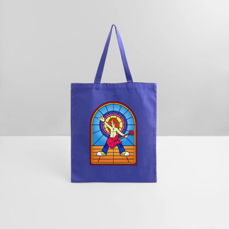 Guitarist Stained Glass Window