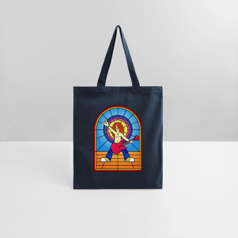 Guitarist Stained Glass Window