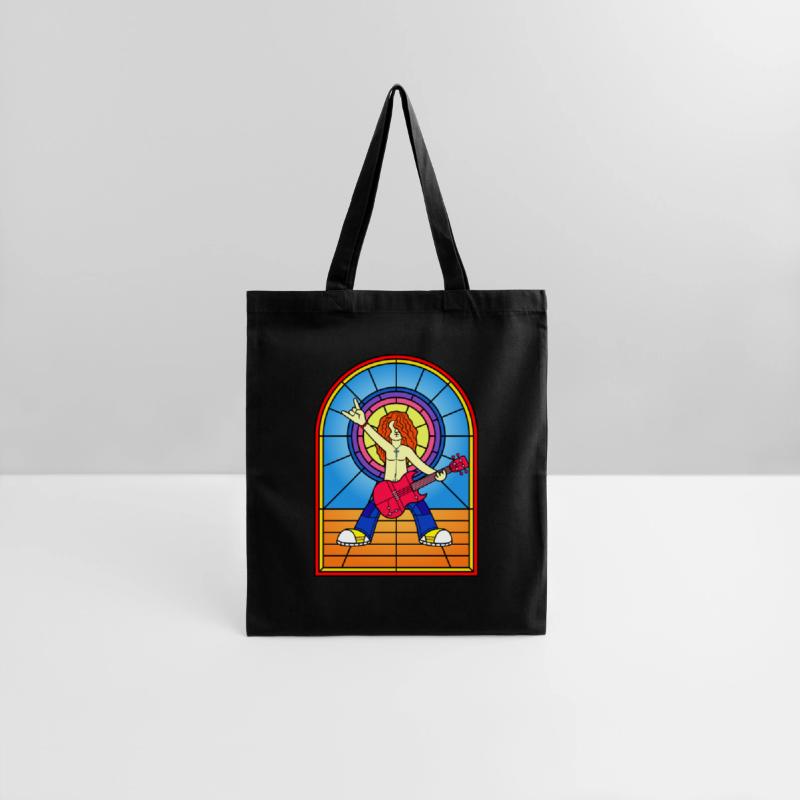 Guitarist Stained Glass Window