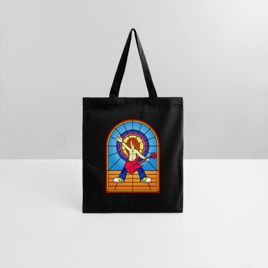 Guitarist Stained Glass Window