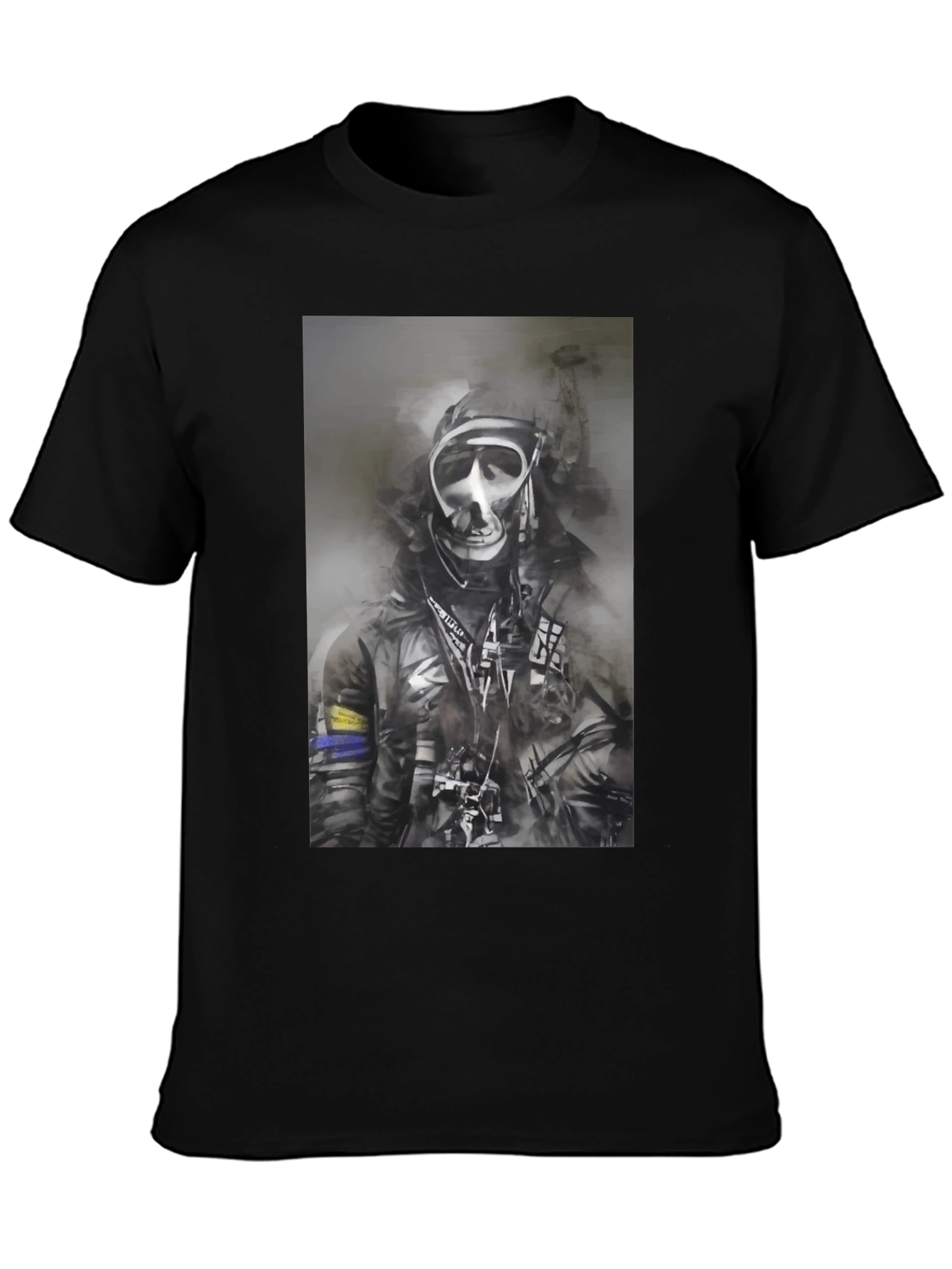 Gas Mask Graphic Tee - Urban Style