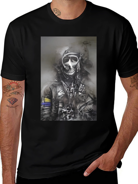 Gas Mask Graphic Tee - Urban Style