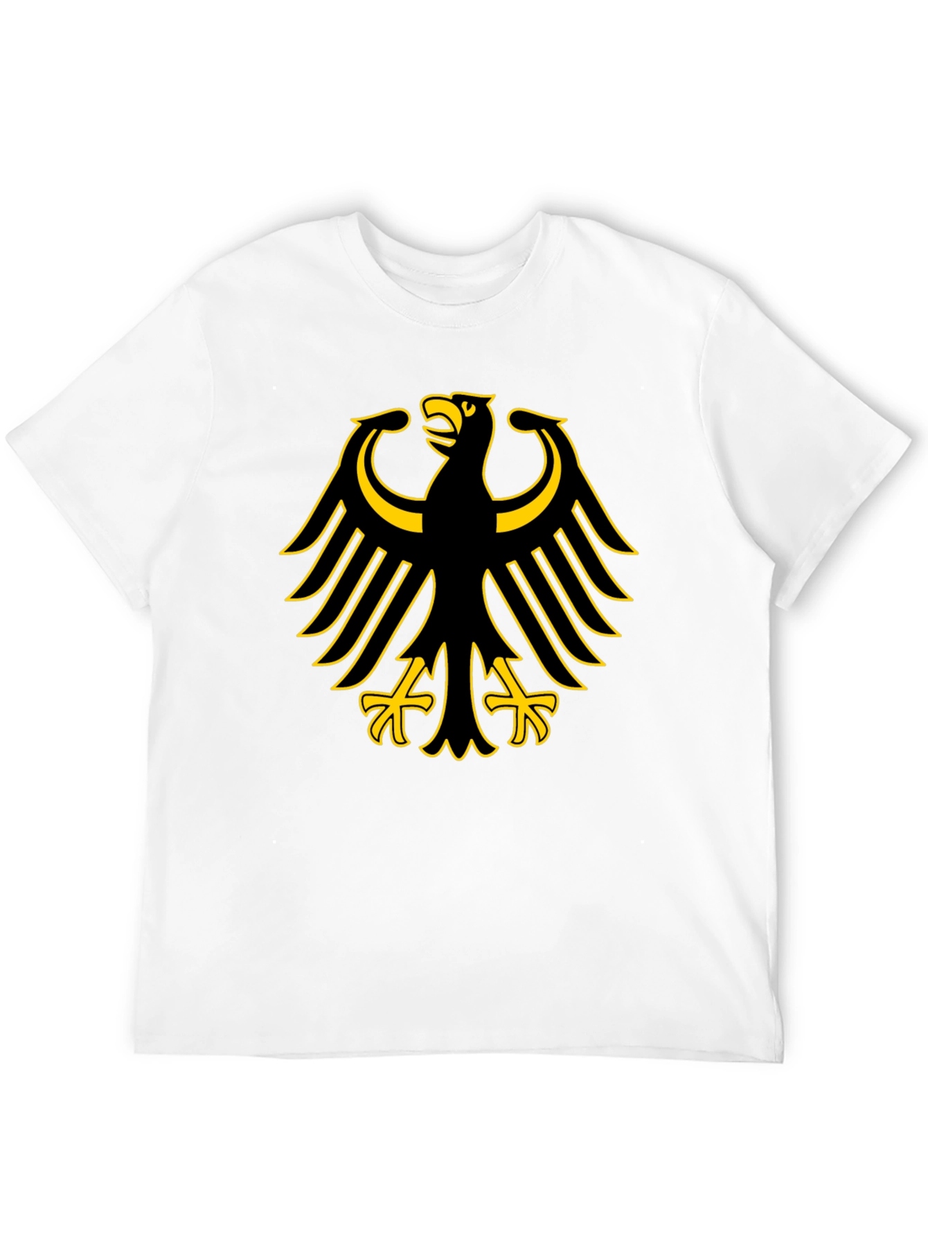 German Eagle Emblem T-Shirt - Black Cotton Tee