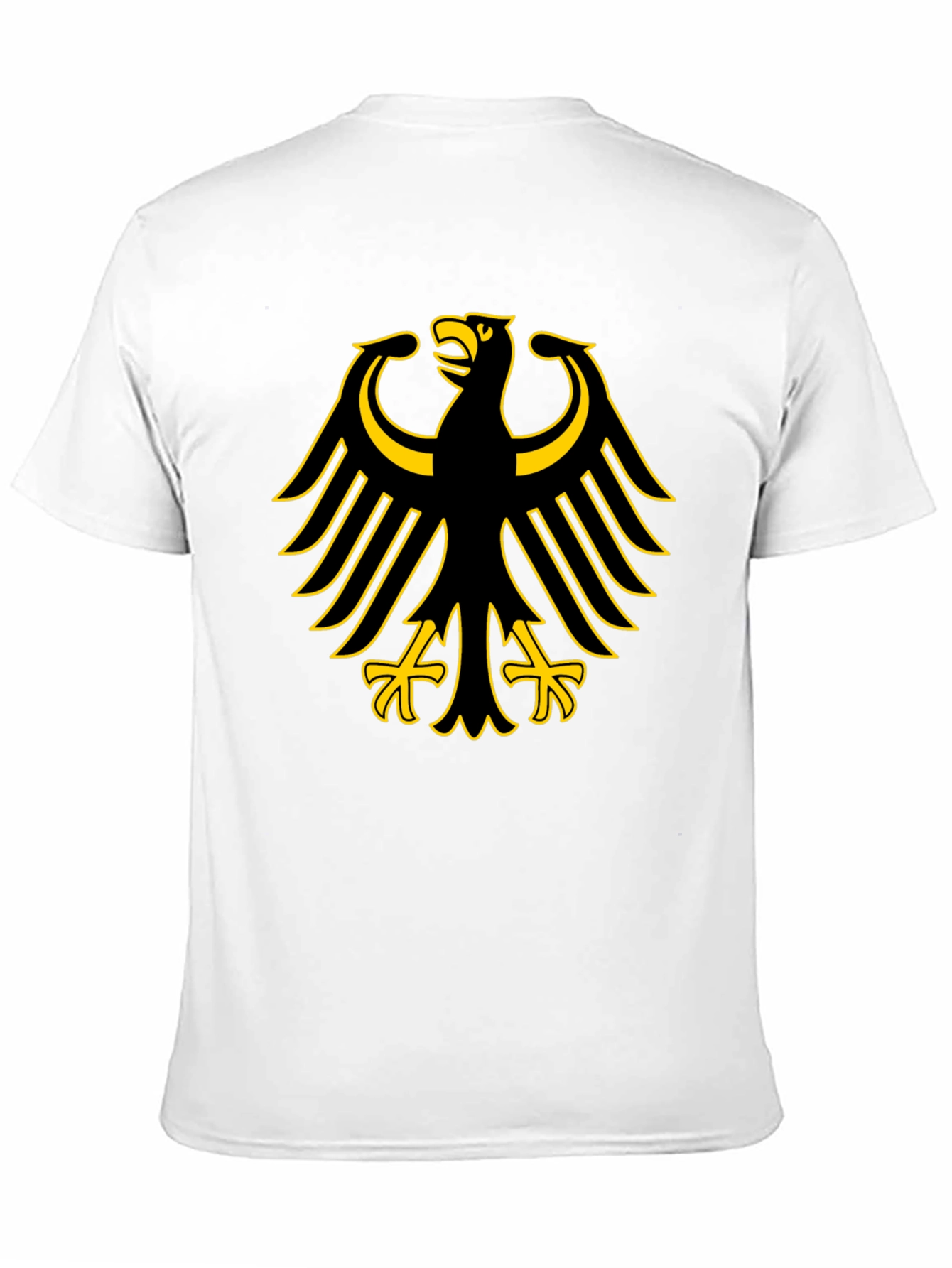 German Eagle Emblem T-Shirt - Black Cotton Tee