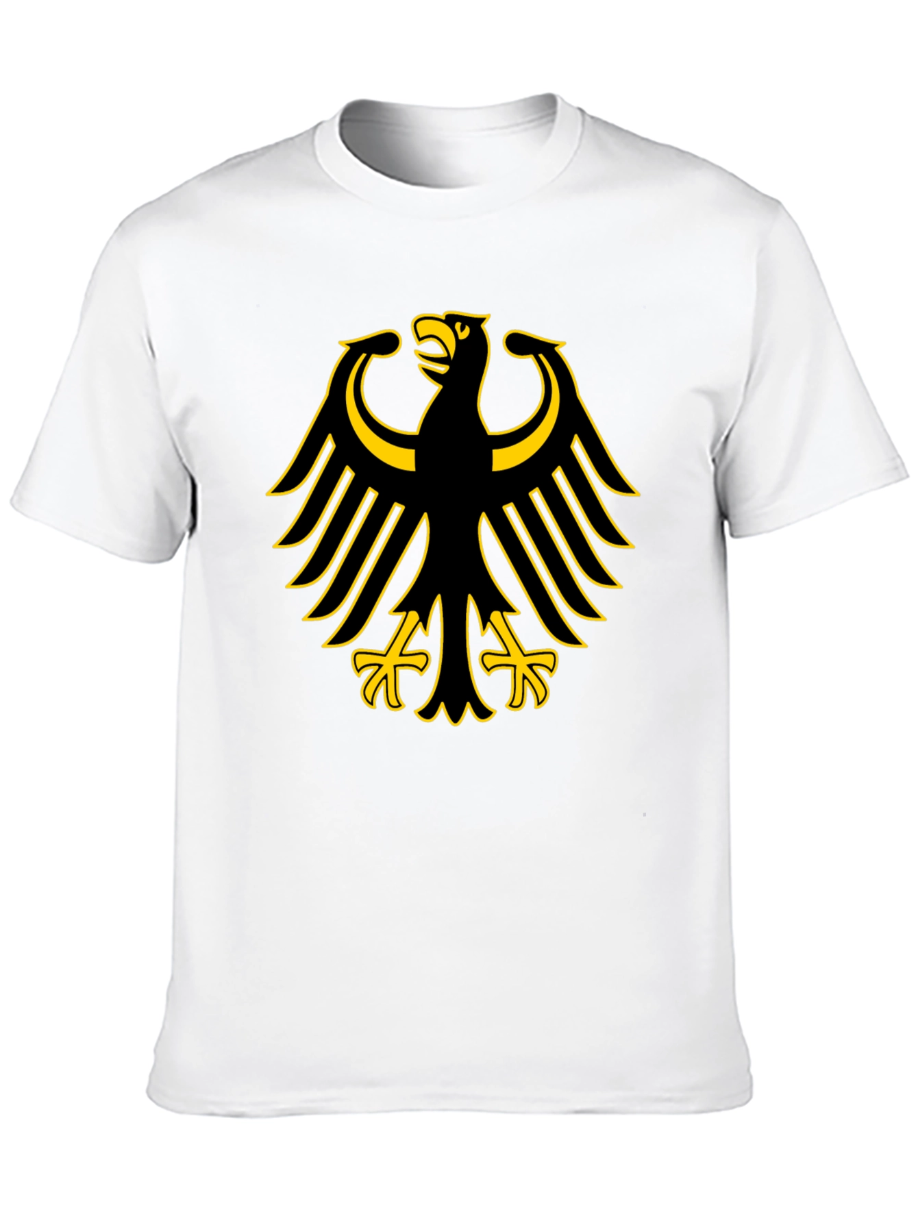 German Eagle Emblem T-Shirt - Black Cotton Tee