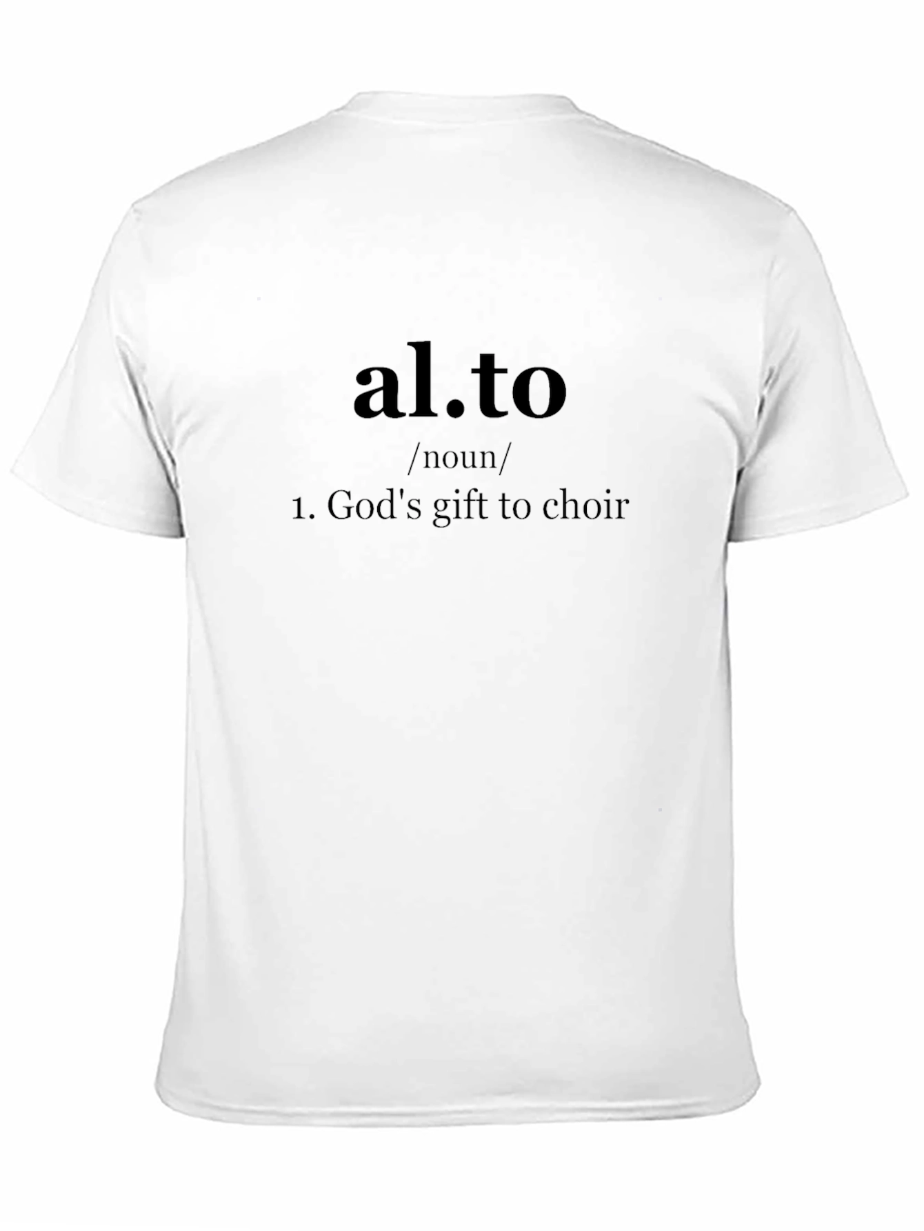 Alto Definition T-Shirt - Music Lover Tee
