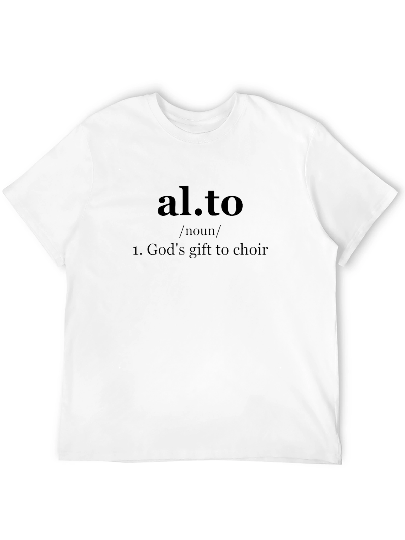 Alto Definition T-Shirt - Music Lover Tee