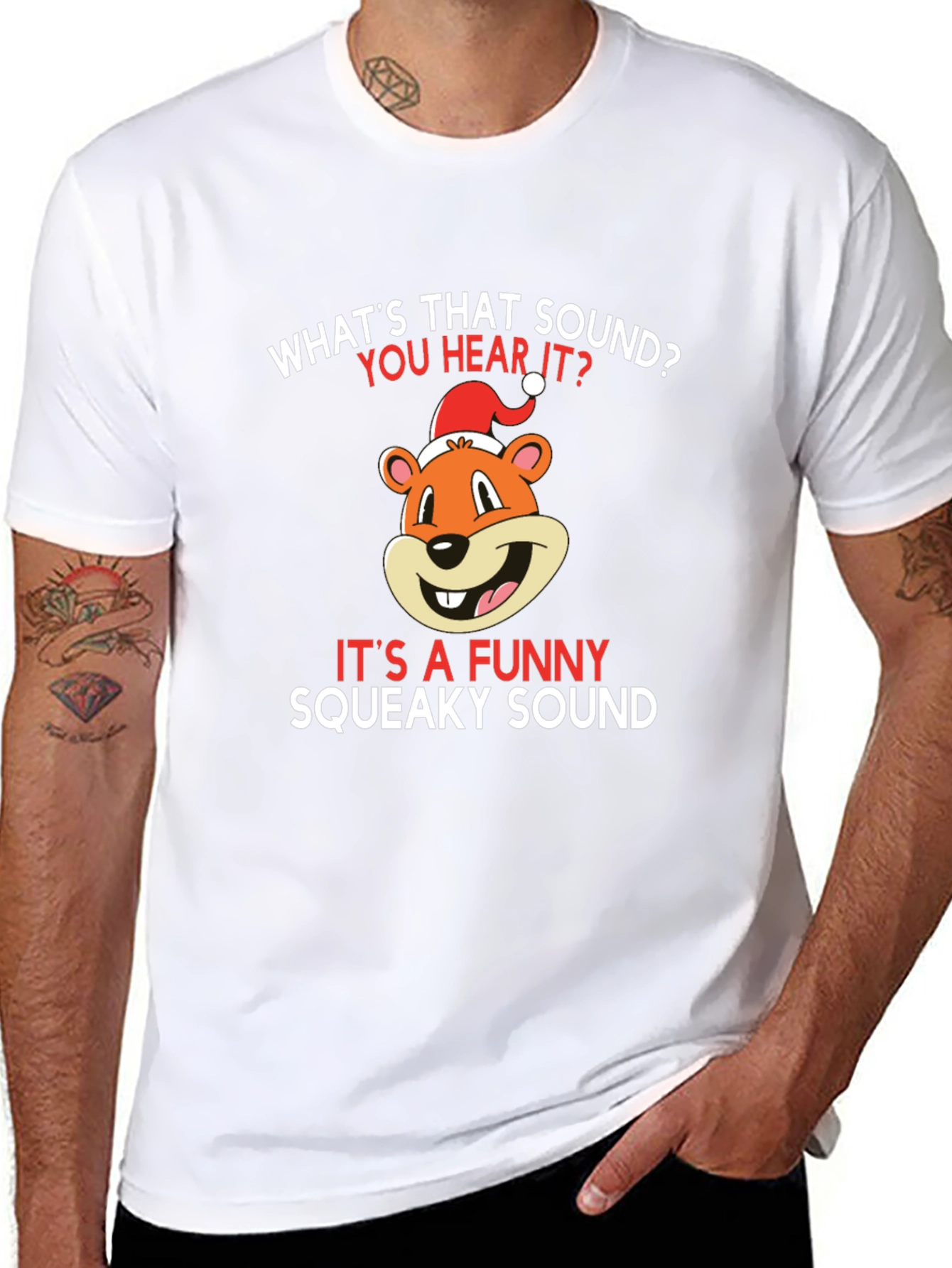 Funny Squeaky Sound Christmas T-Shirt