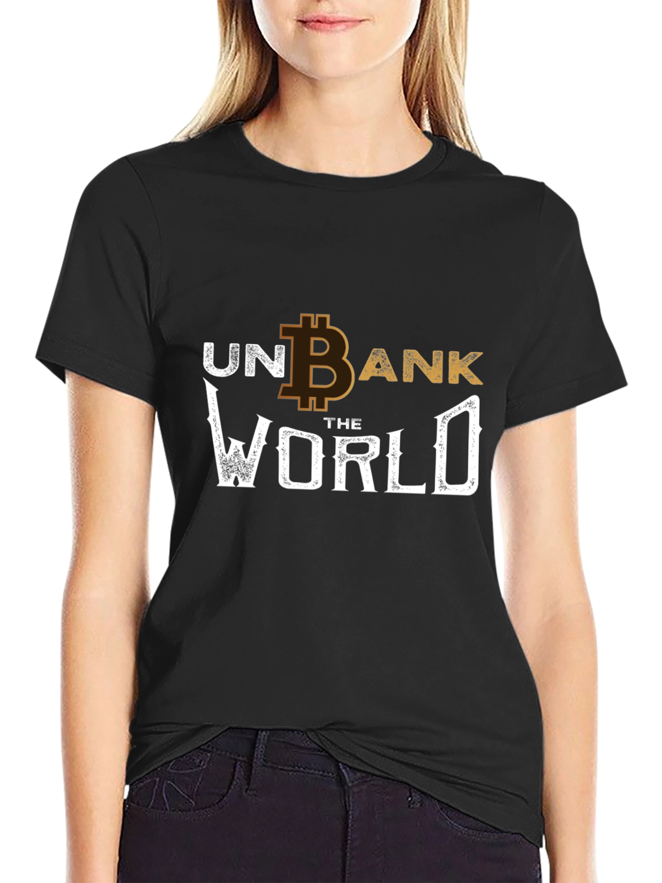 Unbank the World Bitcoin T-Shirt