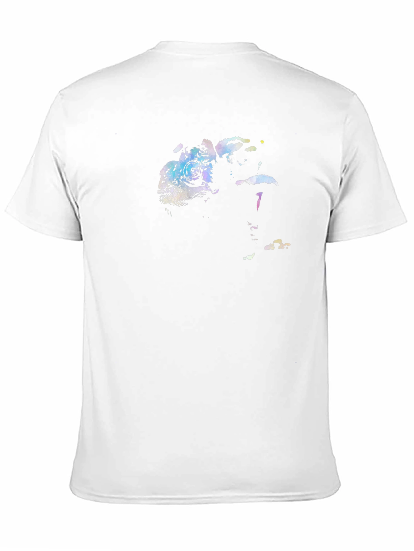 Abstract Chameleon Graphic T-Shirt - Unisex Black Tee