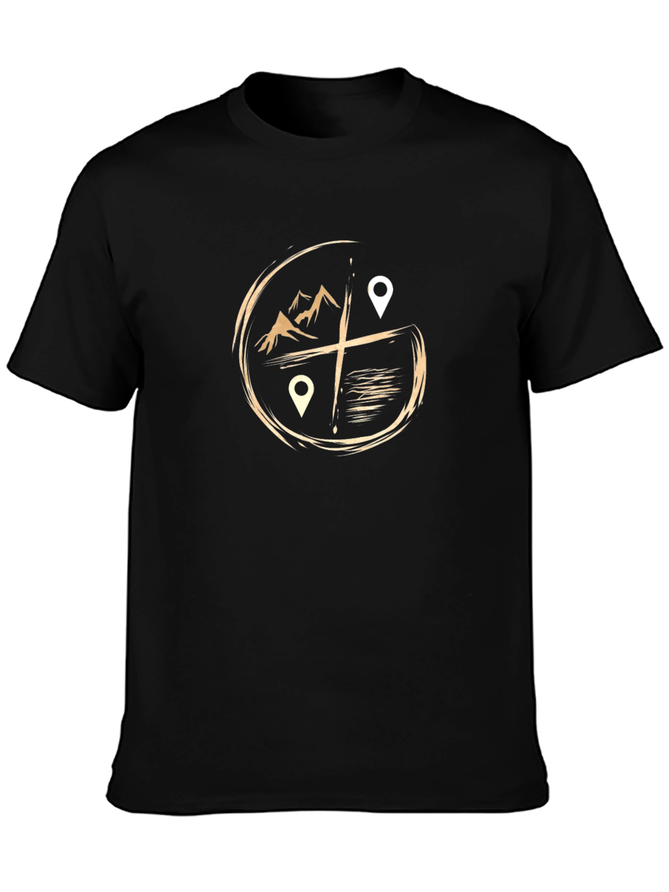 Adventure Ready Black Graphic T-Shirt