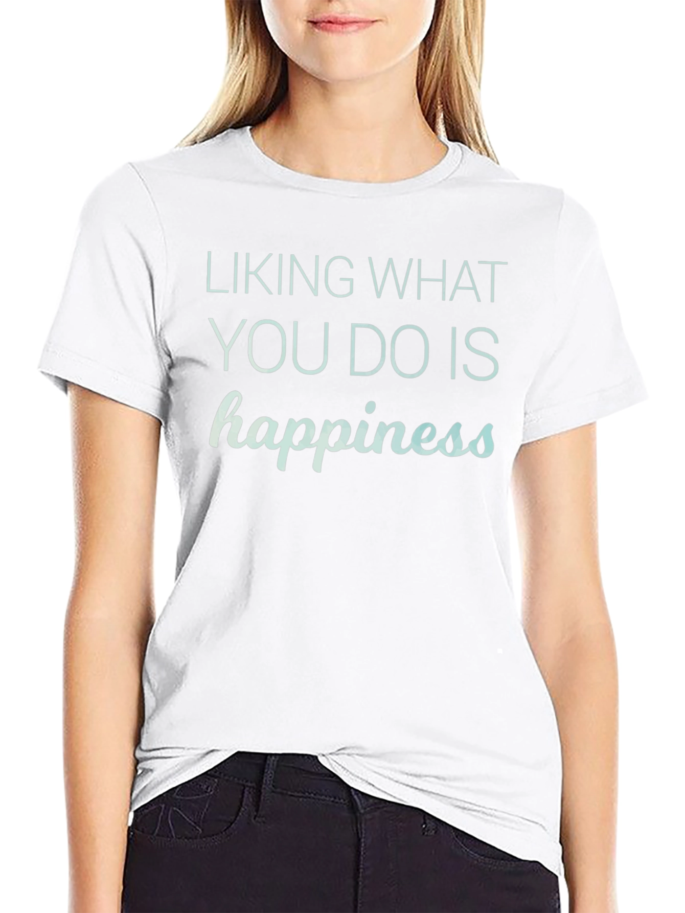 Happiness Graphic Tee - Black Unisex T-Shirt