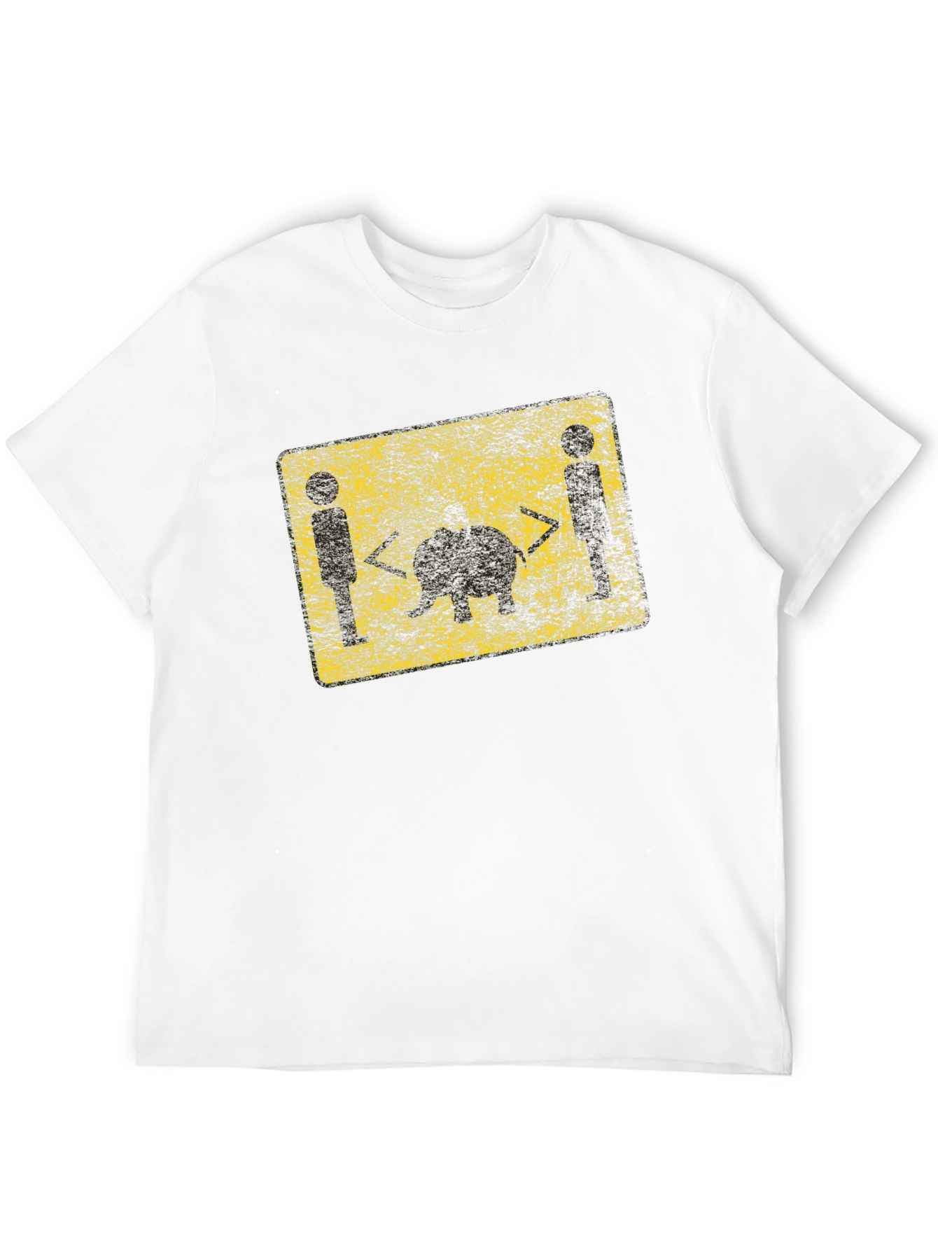 Funny Social Distancing T-Shirt - Black