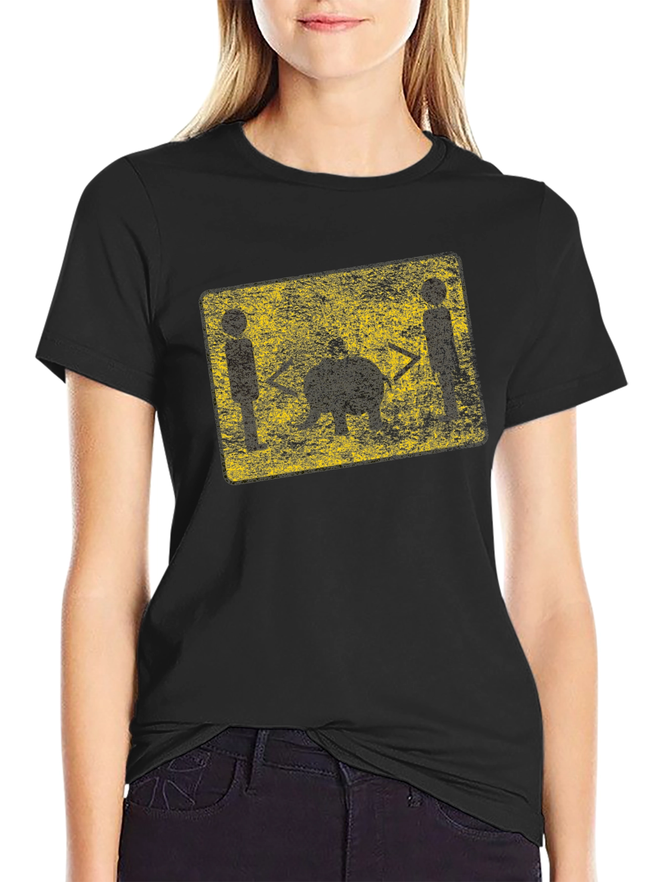 Funny Social Distancing T-Shirt - Black