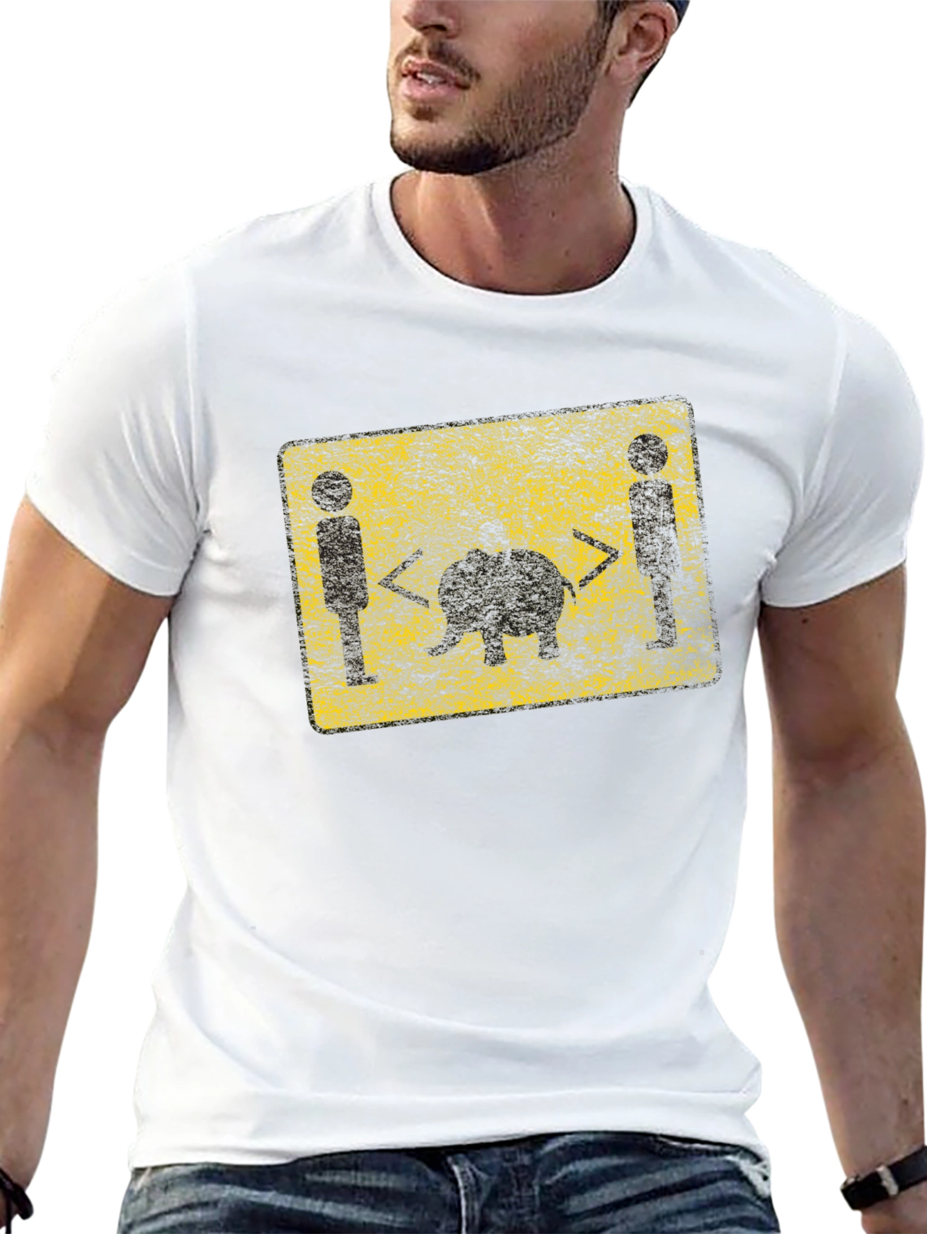 Funny Social Distancing T-Shirt - Black