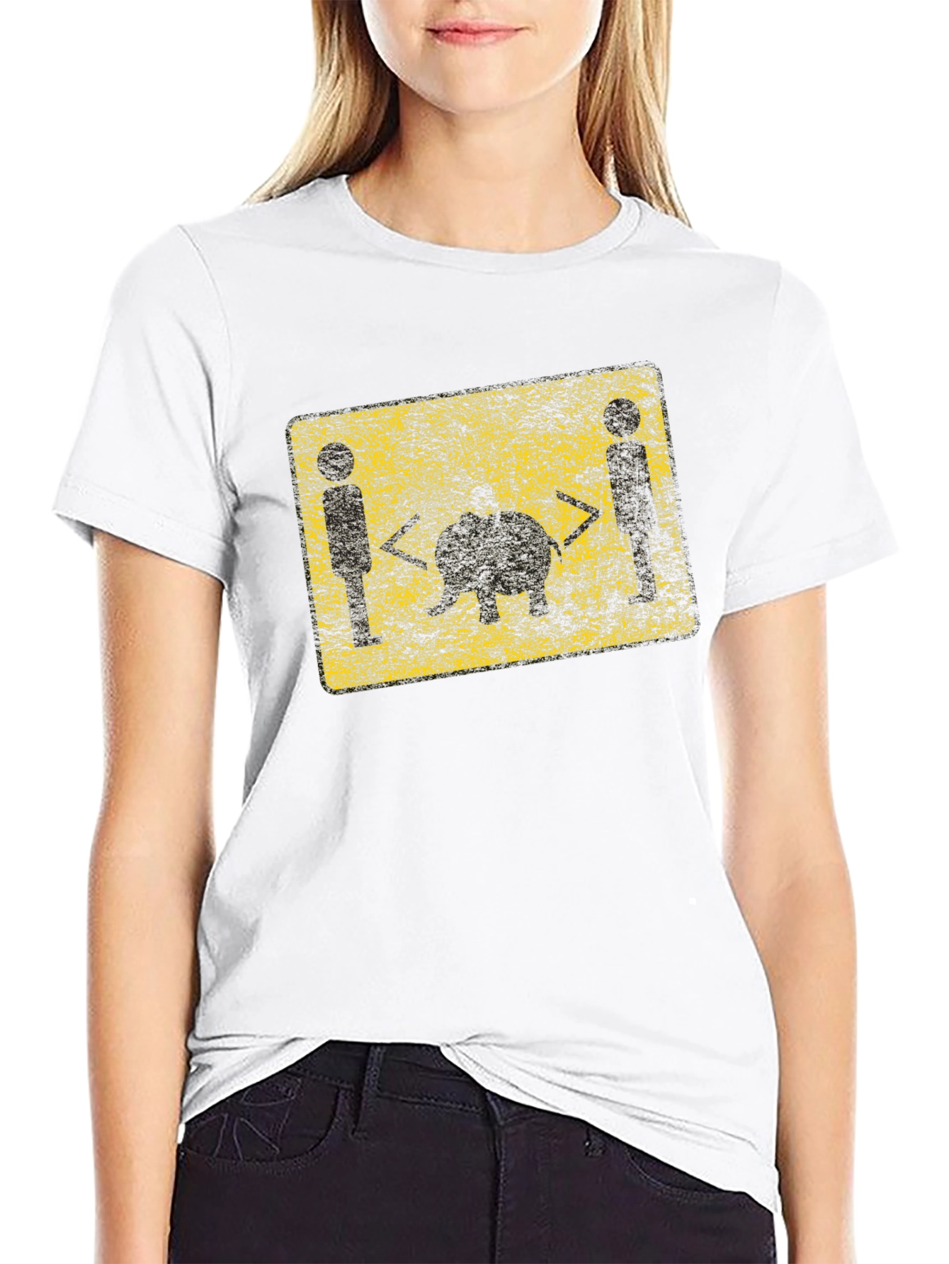 Funny Social Distancing T-Shirt - Black