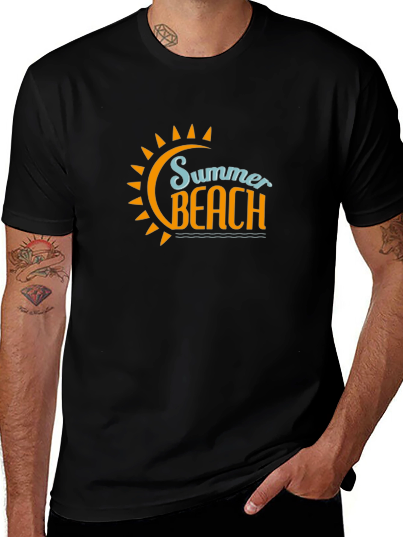 Summer Beach Graphic T-Shirt