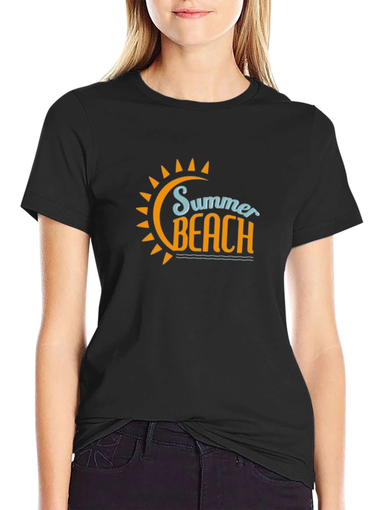 Summer Beach Graphic T-Shirt