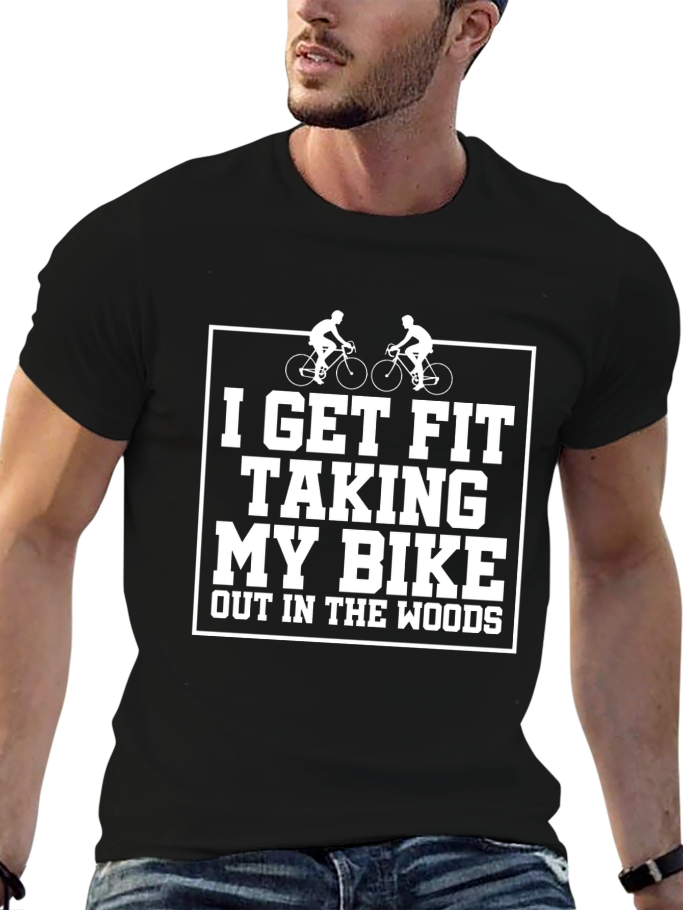 I Get Fit Bike T-Shirt - Cycling Lover Tee
