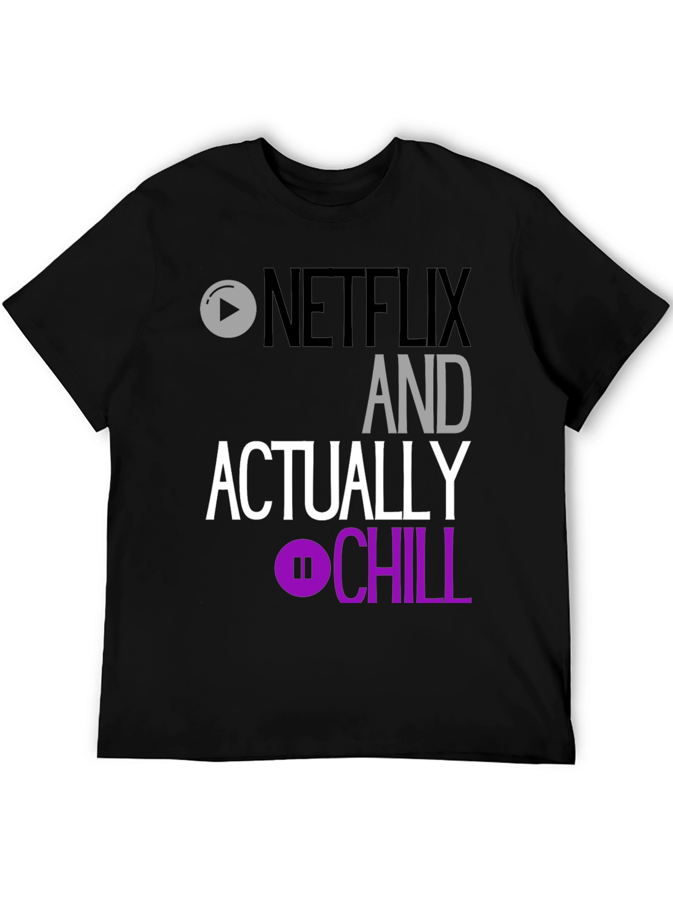 Netflix and Actually Chill Graphic Tee